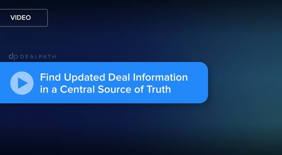 Dealpath Quick Demo: Info Views